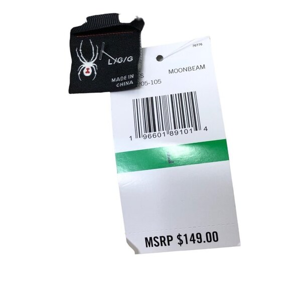 SPYDER WOMEN FULL ZIP IVORY JACKET L NEW WITH TAG‎ - Picture 8 of 11